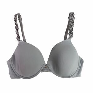 Natori 34C Women's Pure Luxe Shaping Underwire T-Shirt Bra Gray Silver